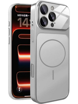 Bodycell AG Glass MagSafe Cover Θήκη iPhone 16 Pro Silver