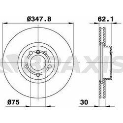 Ferodo DDF1713C-1 - ΔΙΣΚΟΠΛΑΚΑ ΕΜ BMW X5. X6