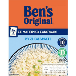 Ben's Original Ρύζι Basmati σε Σακουλάκι 4x125gr