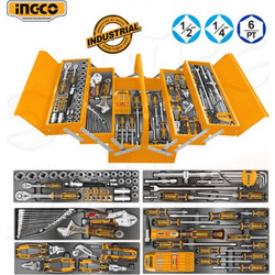 INGCO HTCS261168 ΕΡΓΑΛΕΙΟΘΗΚΗ ΜΕΤΑΛΛΙΚΗ ΜΕ ΕΡΓΑΛΕΙΑ ΣΕΤ 116 τεμ