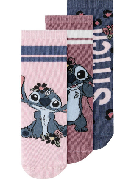 Σετ Κάλτσες Stitch 3τεμ Name It 13257940 Indigo