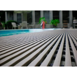 Αντιολισθητικός τάπητας WetFloor - Γκρι - Πλάτος 1m