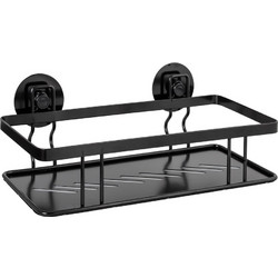 AWD Επιτοίχιο Ράφι Μαύρο από Ατσάλι 29x13.5x11cm AWD02082056 AWD02082056