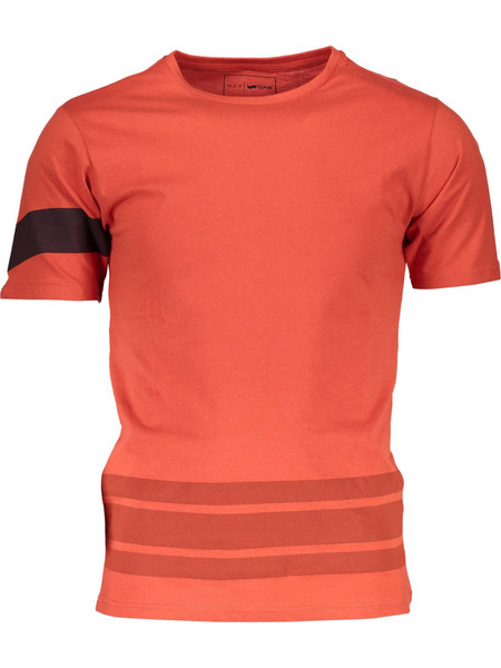 GAS SHORT SLEEVE T-SHIRT MEN ORANGE Πορτοκαλί