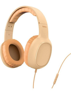 Hama Fun C Ενσύρματα Ακουστικά On Ear Πορτοκαλί
