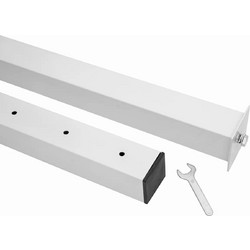 OMNITRONIC Extension Tubes for BOOZ Event Stand White - OMNITRONIC