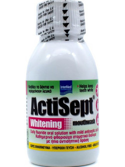 InterMed ActiSept Whitening Στοματικό Διάλυμα για Λεύκανση 100ml