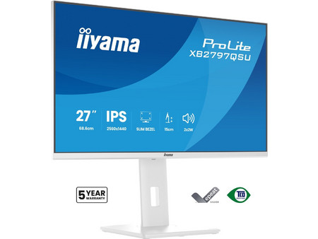 iiyama XB2797QSU-W1 IPS Monitor 27" 2560x1440 QHD 75Hz 1ms