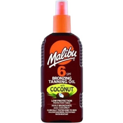 Malibu Bronzing Coconut Αδιάβροχο Λάδι Μαυρίσματος Σώματος SPF6 200ml