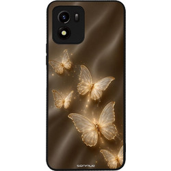 Θήκη Sonique DIVA Series για VIVO Y01 4G Χρυσές Πεταλούδες