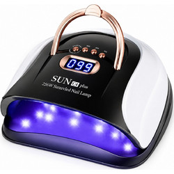 Sun C4 Plus Φουρνάκι Νυχιών UV/LED 256W Λευκό Ροζ