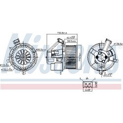 NISSENS 87691 - NISSENS ΒΕΝΤΙΛΑΤΕΡ ΕΣΩΤ. ΧΩΡΟΥ