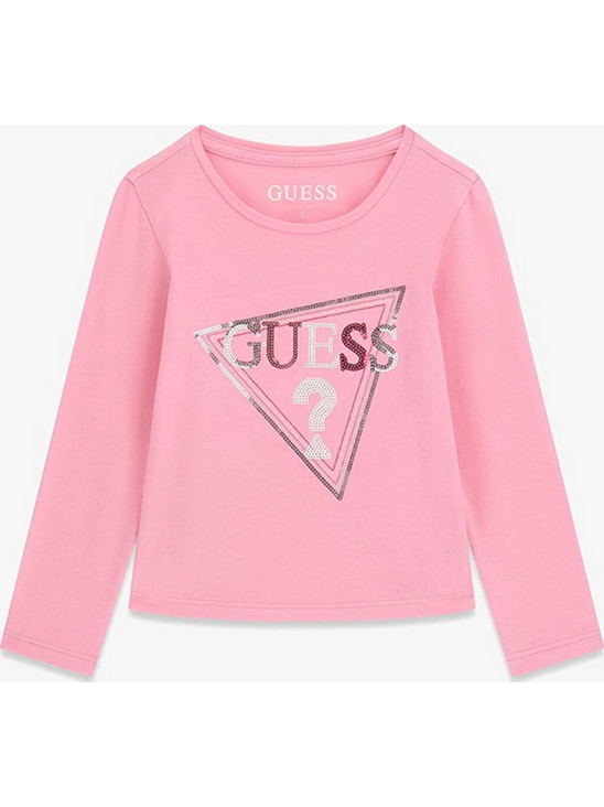 Guess Παιδικό T-Shirt Ροζ K6YI08K3673-G64W