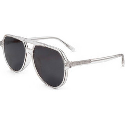 Bolon BL3052 C90 Ανδρικά Γυαλιά Ηλίου Aviator Κοκάλινα Διαφανή με Μαύρο Polarized Φακό