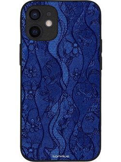 Sonique DIVA Series Θήκη Μπλε Δαντέλα (iPhone 12 mini)