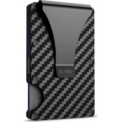 Tech-Protect Thorn RFID Card Wallet - Πορτοφόλι Καρτών με Προστασία RFID, Carbon Black