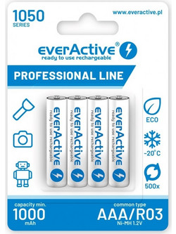 everActive Professional Line AAA 1050mAh 4τμχ