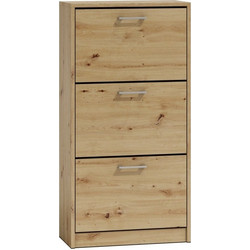Topeshop Παπουτσοθήκη PAULA ARTISAN Oak