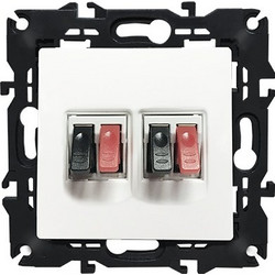 Acaelec Prime Διπλή Πρίζα Ηχείων με Κλιπ Λευκή (1000113601)