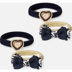 DPAM παιδικά λαστιχάκια μαλλιών Preppy Ponytails - 382001 Πολύχρωμο
