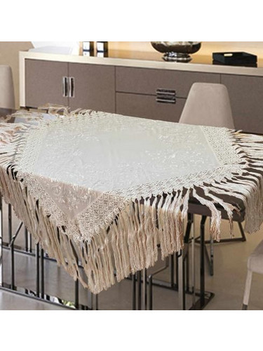 ΚΑΡΕ ΜΕ ΚΕΝΤΗΜΑ ΧΕΙΡΟΣ PURE 100% CREPE SILK 100Χ100 CRETA ΚΑΡΕ 100Χ100