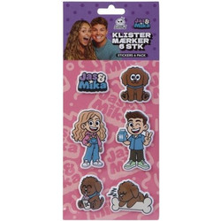 FIRSTGRADE - Jas&Mika Stickers 6 pcs (26-JM-STICKERS) - Toys