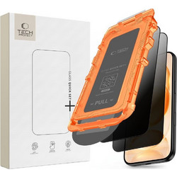 Tech-Protect Quick Set Spy+ Privacy Tempered Glass 2-pack (iPhone 18 Pro)