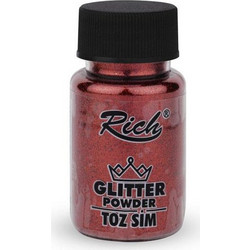 Rich 50ml Σκόνη Glitter 4599 Red