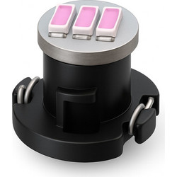 VenCore 3216-10067 - T4.2 10mm - Λάμπα LED για Βάση T4.2 10mm 3 SMD 4014 0.2W 30 Lumen 12 Volt Ροζ