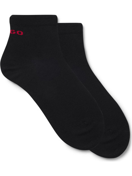 Hugo Ανδρικές Κάλτσες Κοντές Μαύρες 2Pack 50516396