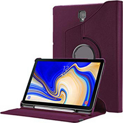 Περιστρεφόμενη Θήκη Tablet Book Style για Galaxy S4 T830 - Μωβ