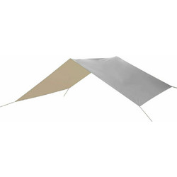 Camping Plus by Terra Canopy Σκίαστρο Παραλίας Ασημί 400x280cm 50-1013/108