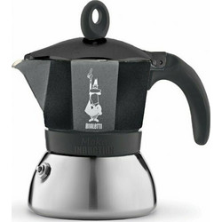 Bialetti Moka Induction Μπρίκι Espresso 4cups Μαύρο