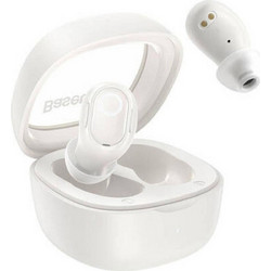 Baseus Bowie WM02 Ακουστικά Bluetooth In Ear White
