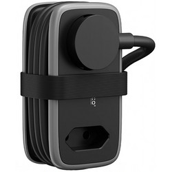 Orico Power Strip APP, 1 x Schuko - 1 x Socket - 2 x USB-A - 1 x USB-C, Μαύρο Γκρι