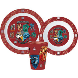 Stor Harry Potter School Shields Παιδικό Σετ Φαγητού 3τμχ