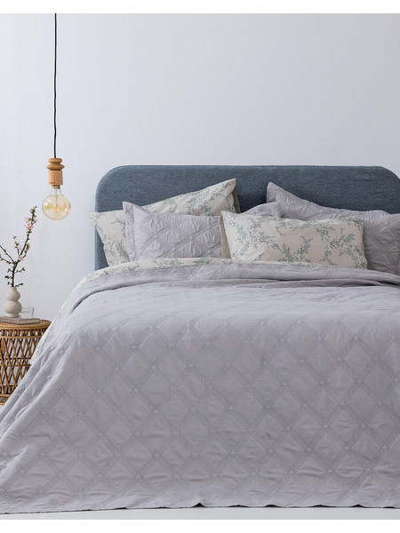 Palamaiki Σετ Κουβερλί King size 260x240 IFIGENEIA SILVER Γκρι