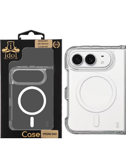 Idol 1991 Super Magsafe Antishock Clear Air Back Cover Θήκη Πλάτης iPhone Duo 7.6" Transparent