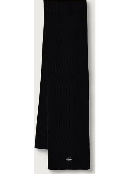 Ανδρικό Πλεκτό Κασκόλ Μαύρο Calvin Klein LV04D8097G-UB1