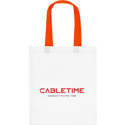 CABLETIME τσάντα CT-BAG, 33.5x38.5cm, λευκή