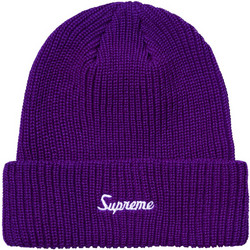 Supreme Loose Gauge Beanie 'Purple'