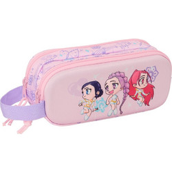 Kpop Demon Hunters Chibi 3D double pencil case