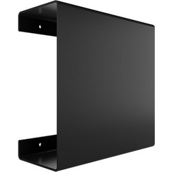 STRANTZA Ράφι κλειστό 23cm μαύρο ματ 7230505
