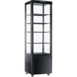 Karni ARIA-22238 Βιτρίνα Συντήρησης Επιδαπέδια μαύρη 5 Επιπέδων 238lt 515x485x1715mm (Εξουσιοδοτημένο Service)