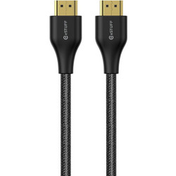 eSTUFF HDMI 2.1 Ultra High Speed Καλώδιο 2m - 48Gbps, 4K120Hz, HDR, VRR, Μαύρο