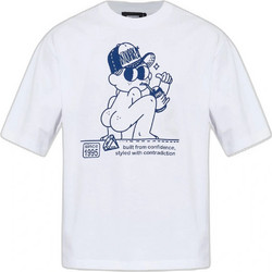 DSQUARED2 T-SHIRT ΜΠΛΟΥΖΑ S74GD1597 D20033 100-WHITE