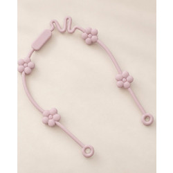 Αλυσίδα Πιπίλας από Σιλικόνη Light Pink - ABO SPC002-02