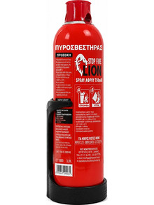Americat - Πυροσβεστήρας 750ml Μηχανικού Αφρού 3A 13B με Βάση για Μικρές Φωτιές - 1 Τεμ. (PYR.10003)