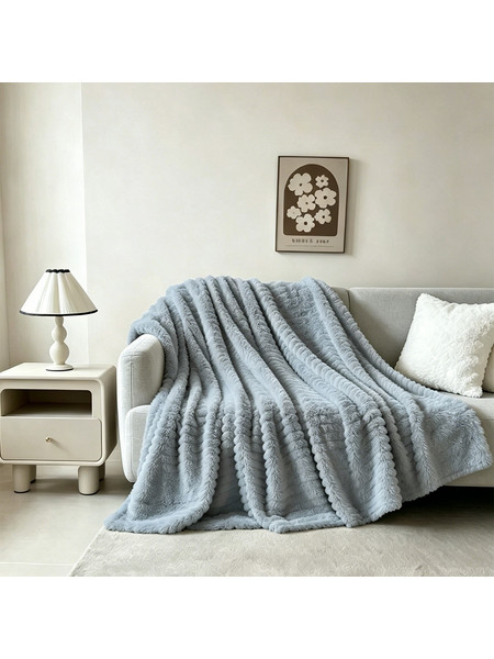 ΓΟΥΝΙΝΗ ΚΟΥΒΕΡΤΑ ΚΑΝΑΠΕ PERSA GREY (100X150) MELINEN 100Χ150