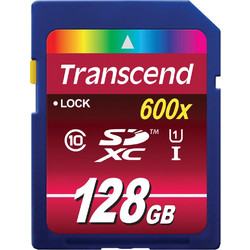 Transcend Ultimate 600x SDXC 128GB Class 10 U1 UHS-I
